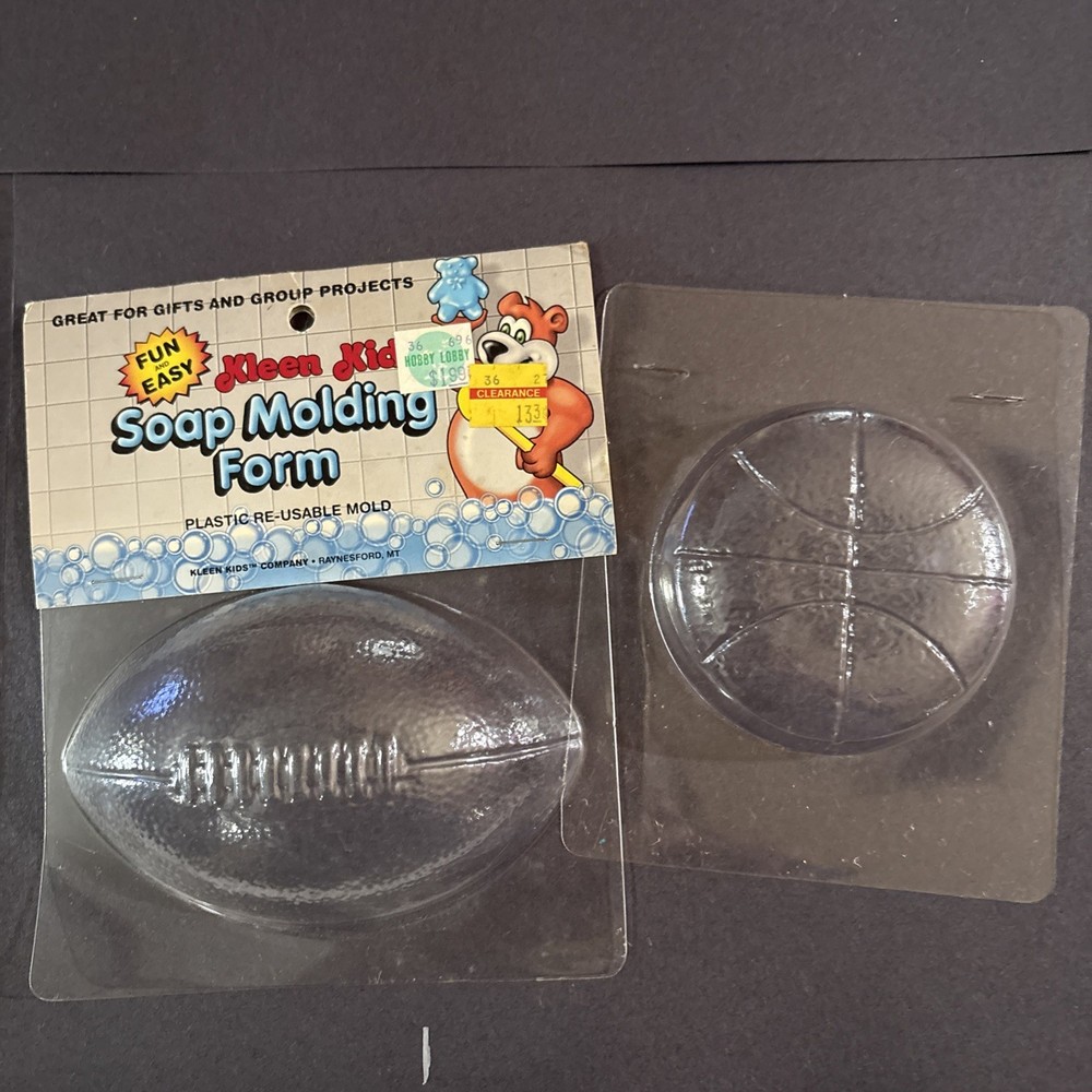 Assorted soap molds Ten count plastic