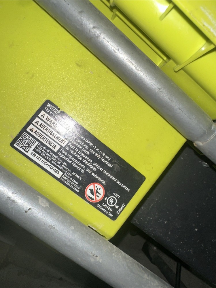 Ryobi WS722, 120 V, 7 in Tile Saw