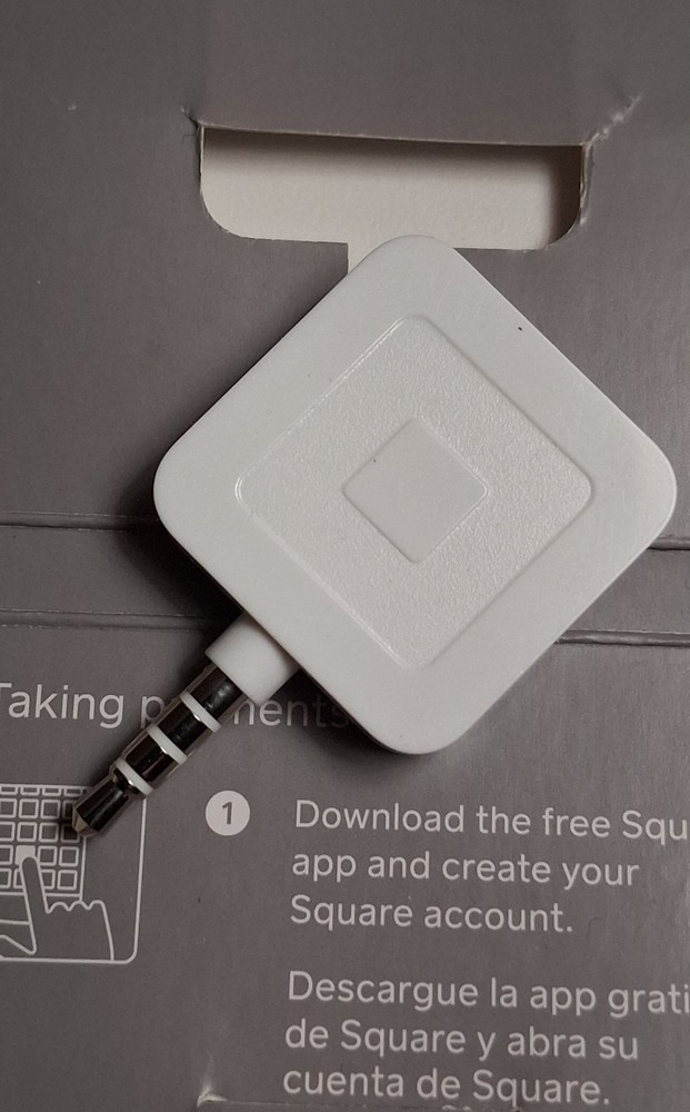 Mobile Credit Card Reader - Square Magstripe Swipe for Apple & Android Phones