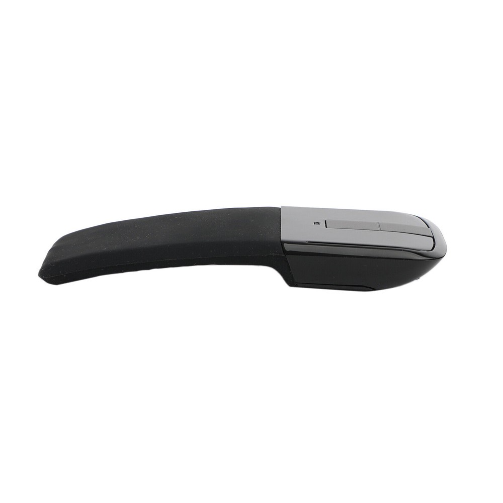 2.4GHz Foldable Arc Touch Wireless Mouse Optical Mice With USB Receiver Black