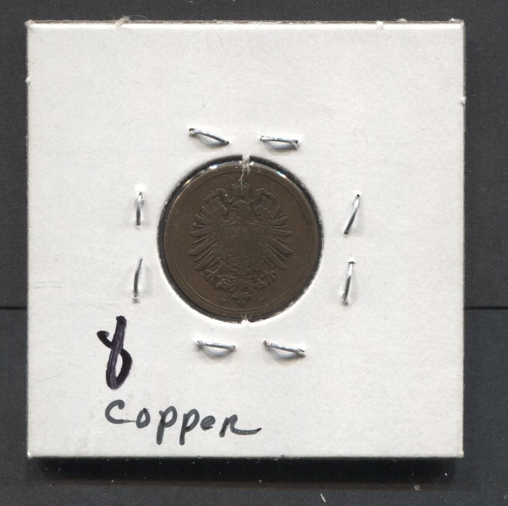 1876-Germany-VF/ 1 Pfennig