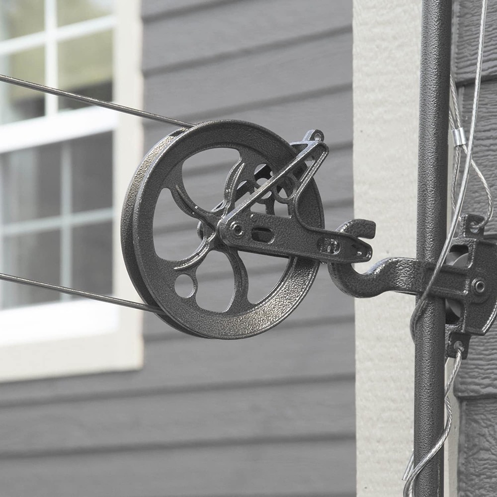 Complete 150ft Clothesline Kit - Galvanized Steel Wire & Easy Installation