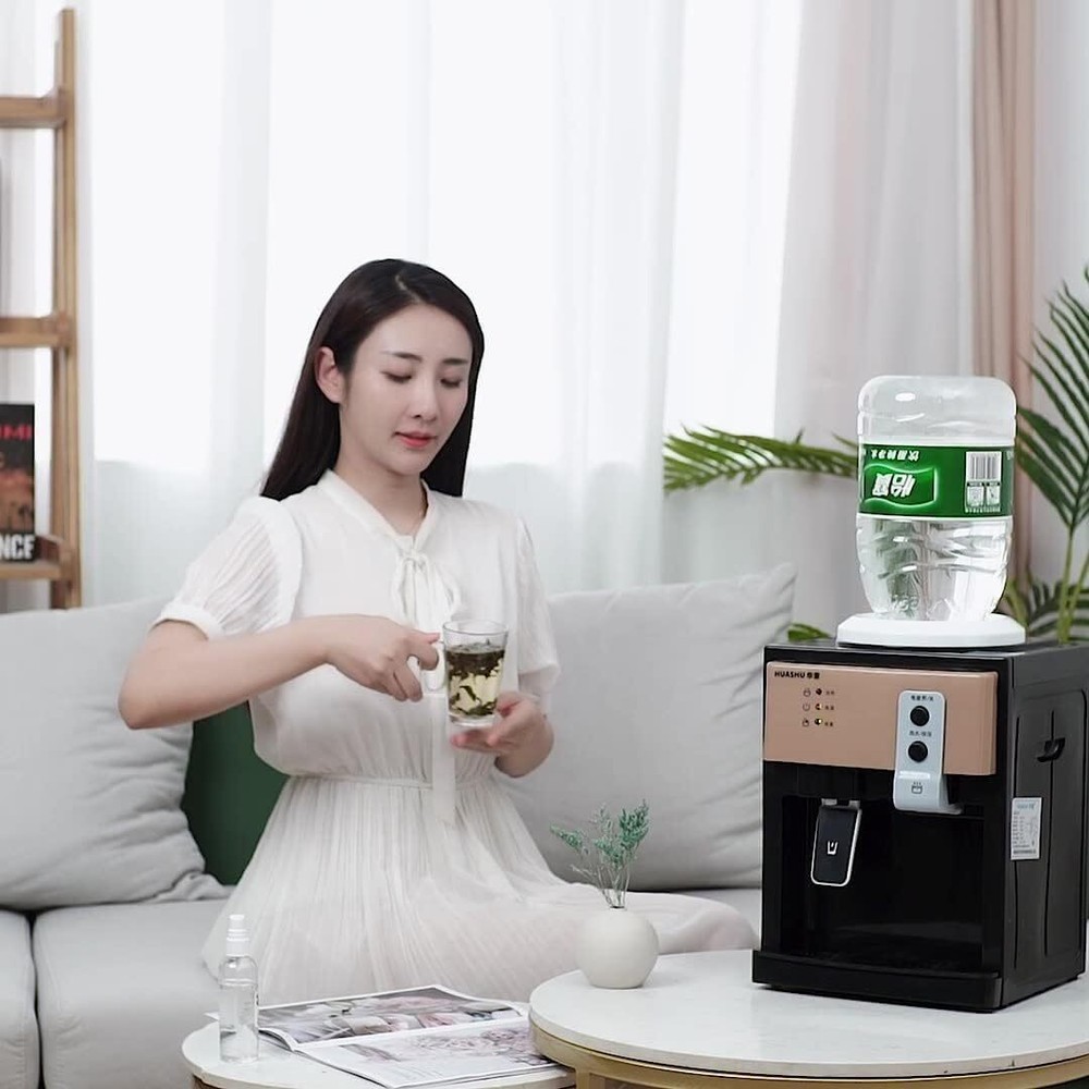 Loading Small Water Cooler Dispenser 5-Gallon Cold and Hot Water Dispenser Top