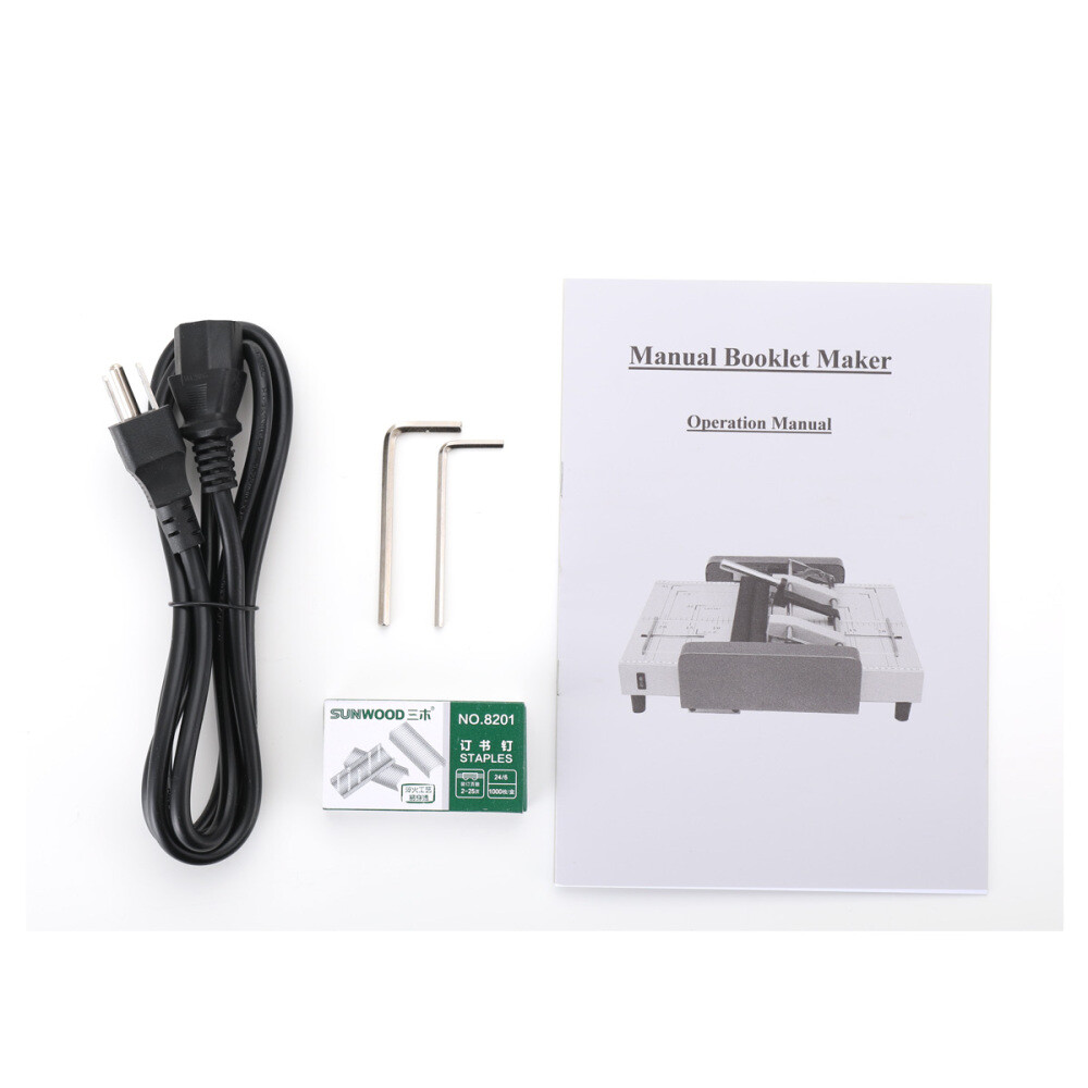 Automatic Booklet Maker Electric Binding Folding Machine Book Folding Machine US