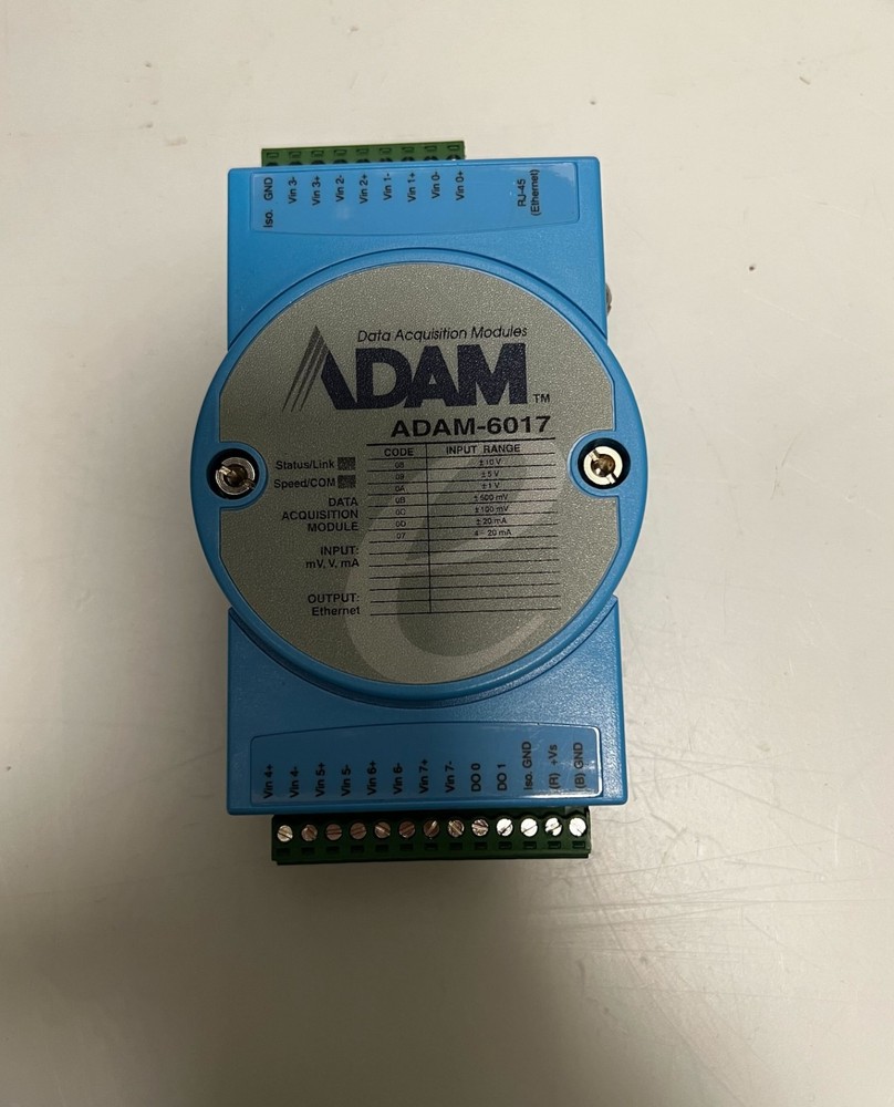 Advantech ADAM‑6017 | Ethernet Analog Input Module | 8‑AI + 2‑DO | Modbus