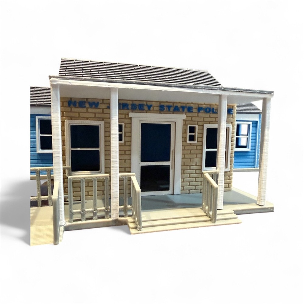 O Scale "NJ State Police Barracks" 3D Printed Kit