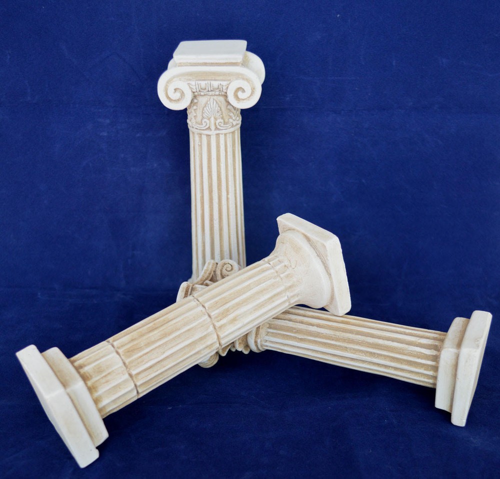 Ancient Doric Corinthian Ionic order small columns set - Classical architecture