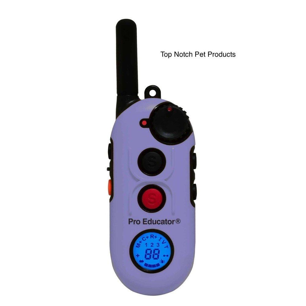 E-Collar Easy Educator EZ-900 TRANSMITTER ONLY LAVENDER  FREE Clicker!