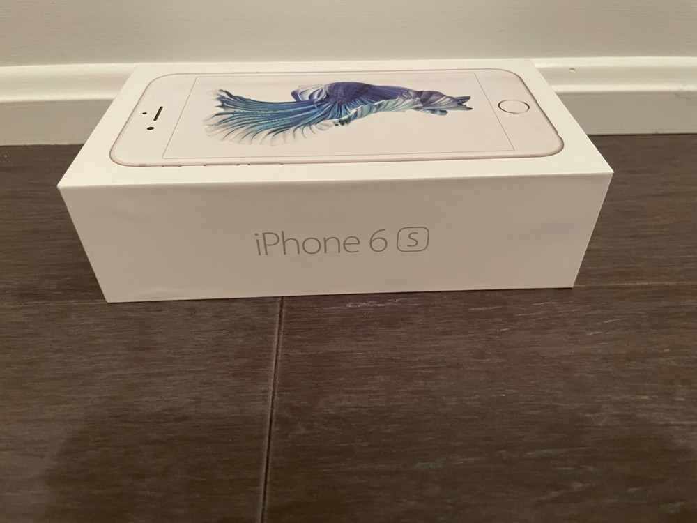 Apple iPhone 6S Silver - BOX ONLY! 128GB MKQF2LL/A