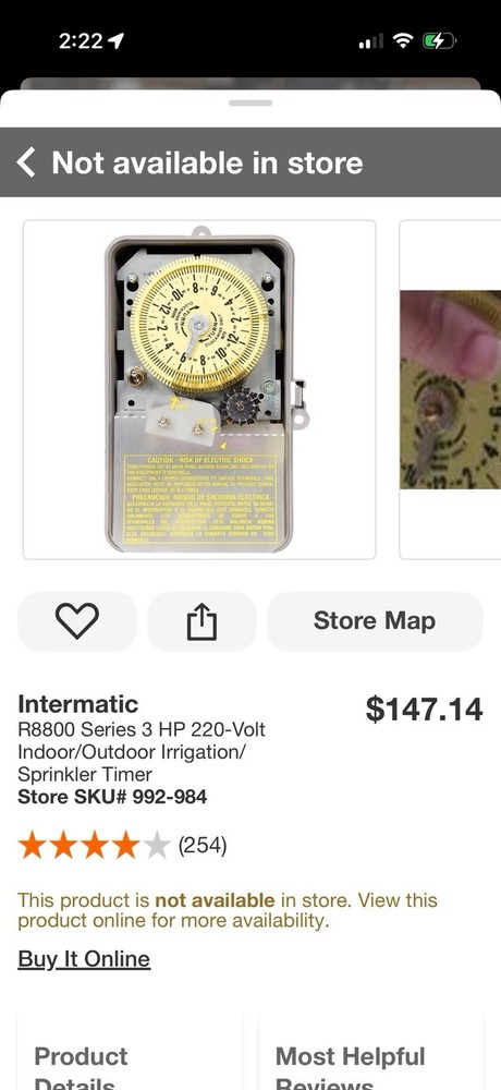 Intermatic R8806P101C Automatic Sprinkler Timer Controller