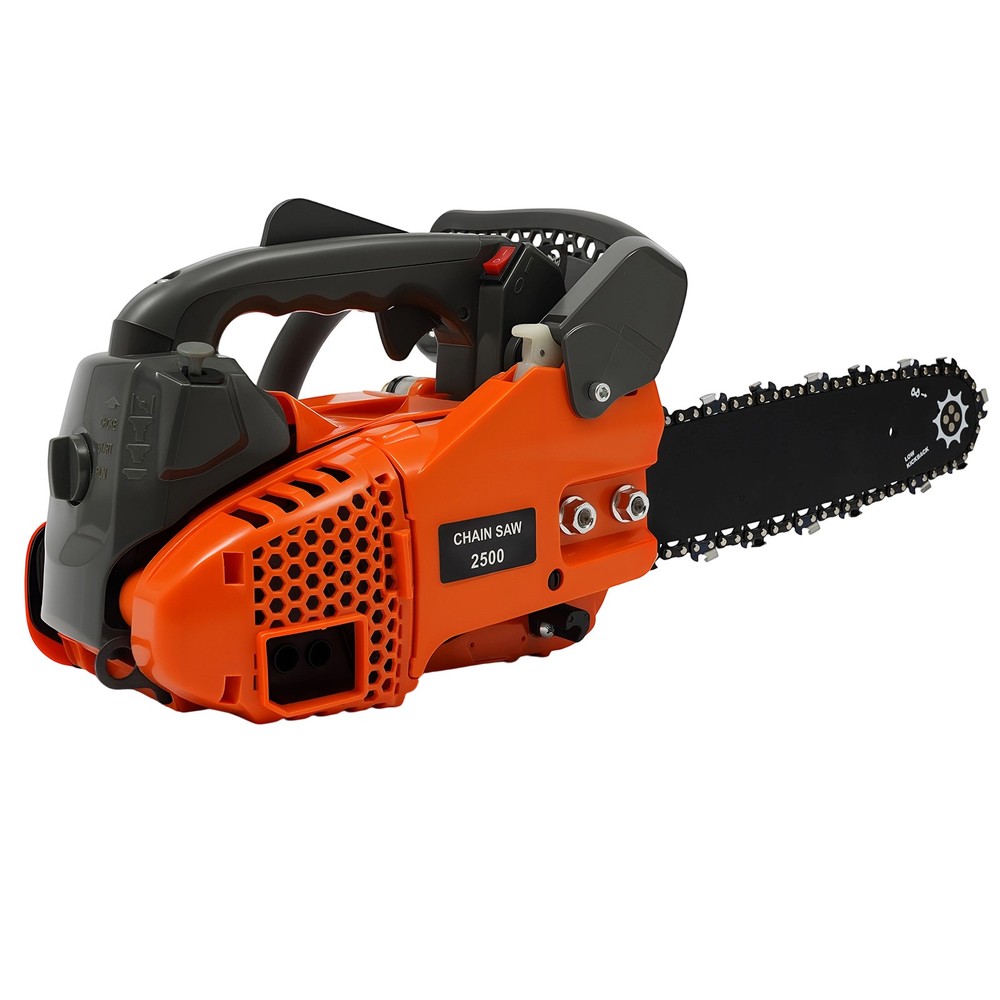25.4cc 2-Stroke Petrol Powered Engine Chainsaw Top Handle Chainsaw Manual Start