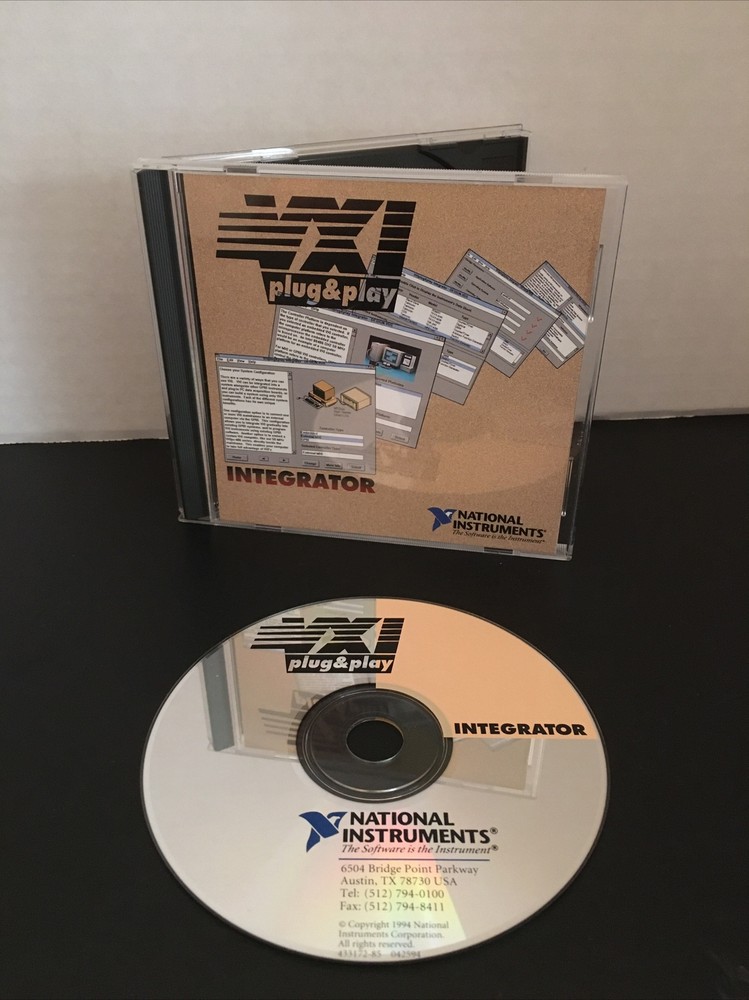 NATIONAL INSTRUMENTS VXI Plug & Play INTEGRATOR 1994 CD Rom