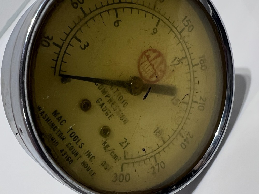 MAC Tools USA CT1010 Compression Gauge Diagnostics Tester - Vintage