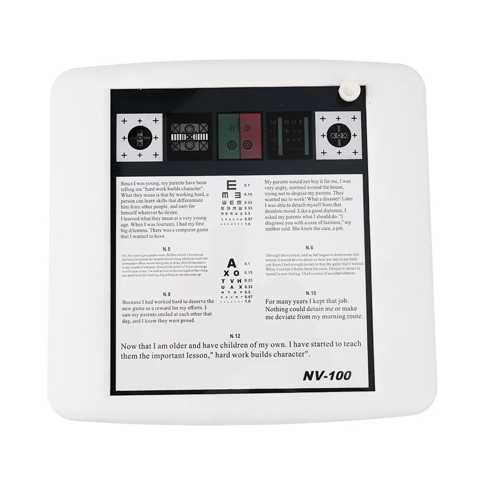 Myopia Tester LED Multifunction Vision Meter Balance Test Visual Test Chart