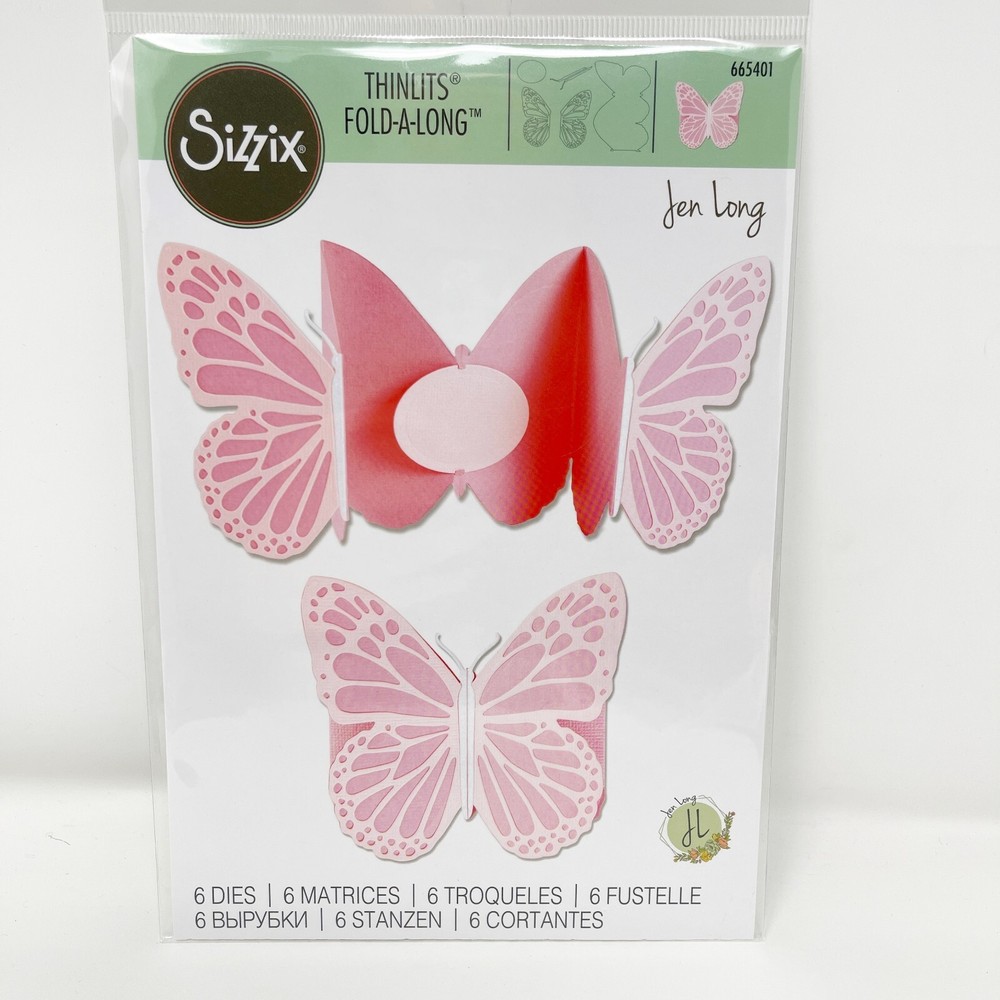 Sizzix Thinlits Butterfly Cutting Dies Bundle Oil Pastels NEW
