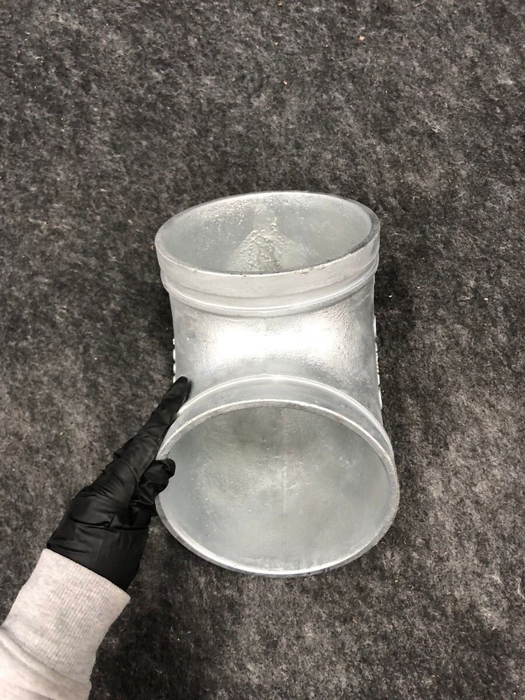 Grooved End sprinkler Pipe Fitting elbow Galvanized 6" by RASCO