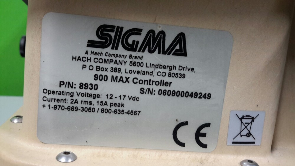 HACH SIGMA 900 MAX Portable Autosampler CONTROLLER