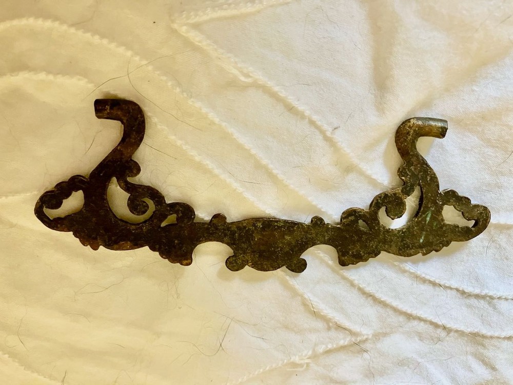 Part Single Drawer Pull, Clay Impression Mold or Replacement Salvage