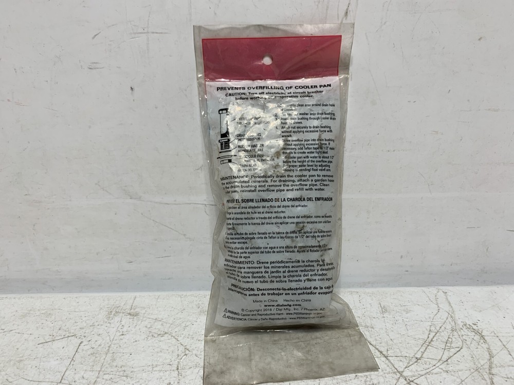 Dial 92405 Nylon Drain and Overflow Pipe Kit