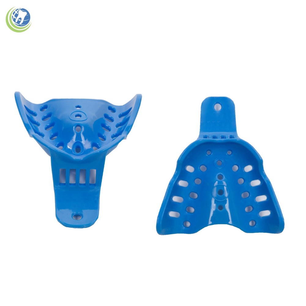 Dental Plastic Edentulous Disposable Impression Trays Autoclavable Upper Medium