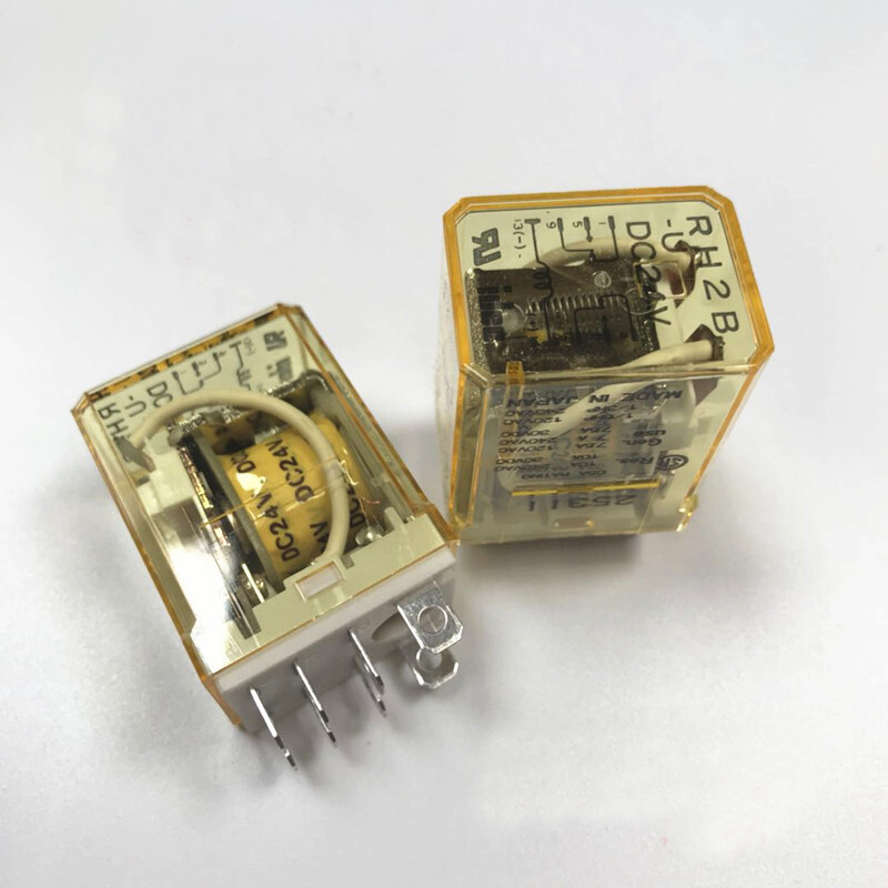 2PC  Electromechanical Relay 8A 24VDC 8 Pins  RH2B-U DC24V RH2B-UDC24