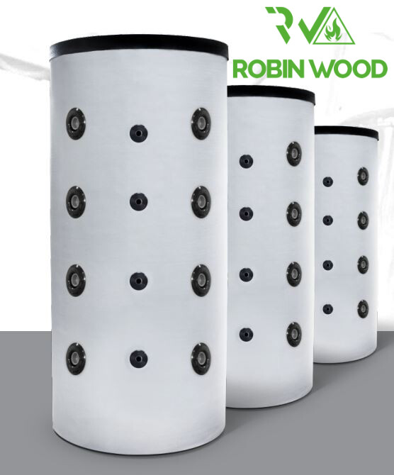 Buffer storage 600 liters with removable insulation solar hot water tank