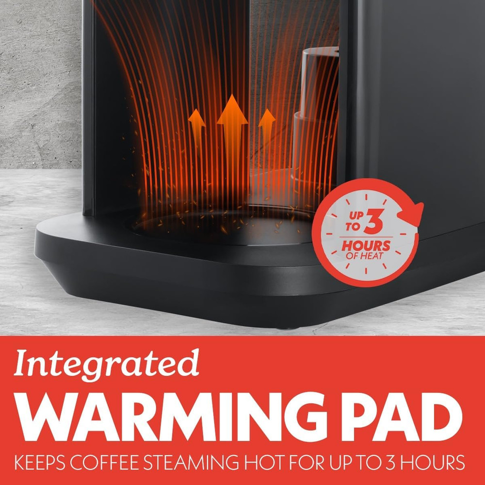 10-Cup Grind & Brew Coffee Maker with Built-In Grinder & Programmable Features