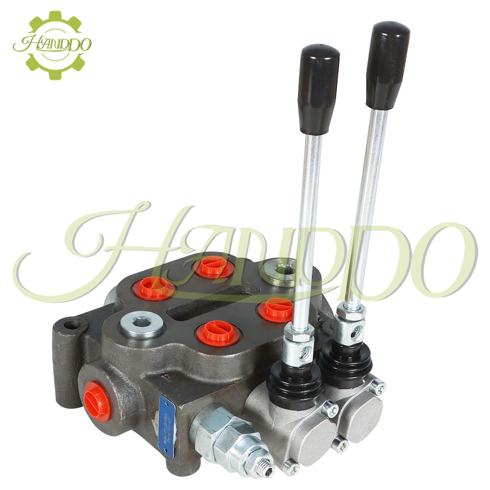 25GPM Hydraulic Directional Control Valve Tractor BSPP 2 Spool + Conversion Plug