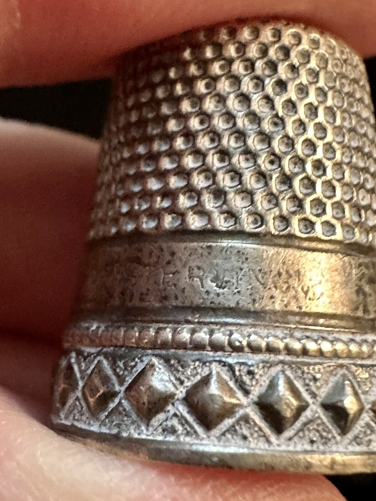 Vintage Sterling Silver Thimble