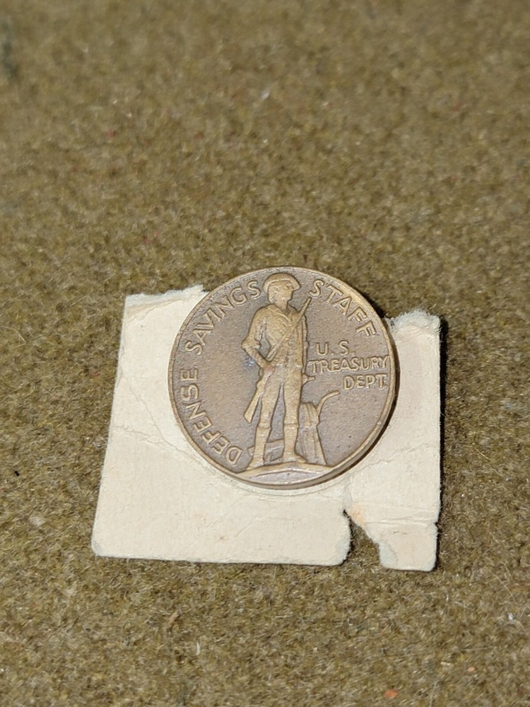 WWII Defense Savings Staff Screwback Device