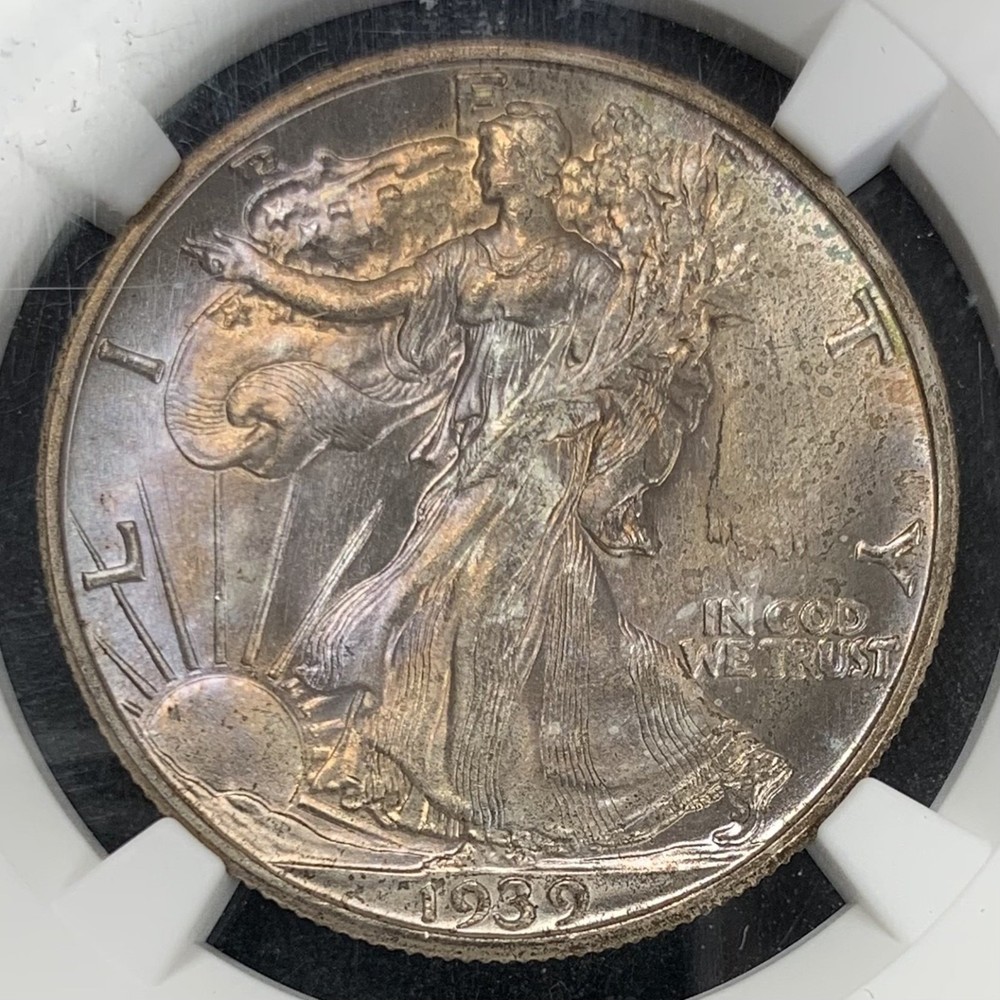 1939-D Walking Liberty Half Dollar NGC MS66