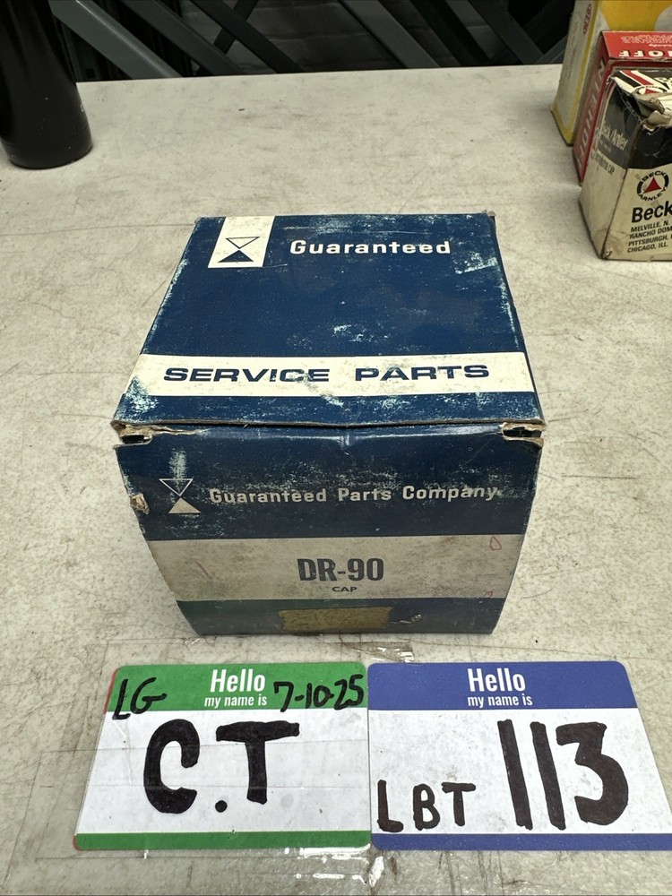 Guaranteed Parts Distributor Cap DR-90