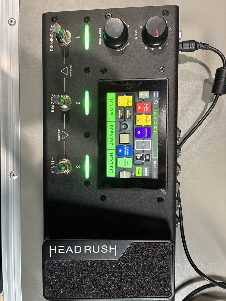 Headrush MX5 Guitar Multi-Effects Processor Touch Screen Display w/ Pwr Cord