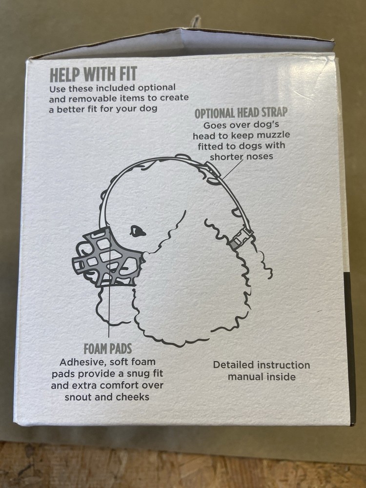 Top Paw Training Adjustable Dog/Canine Basket Muzzle (Small)