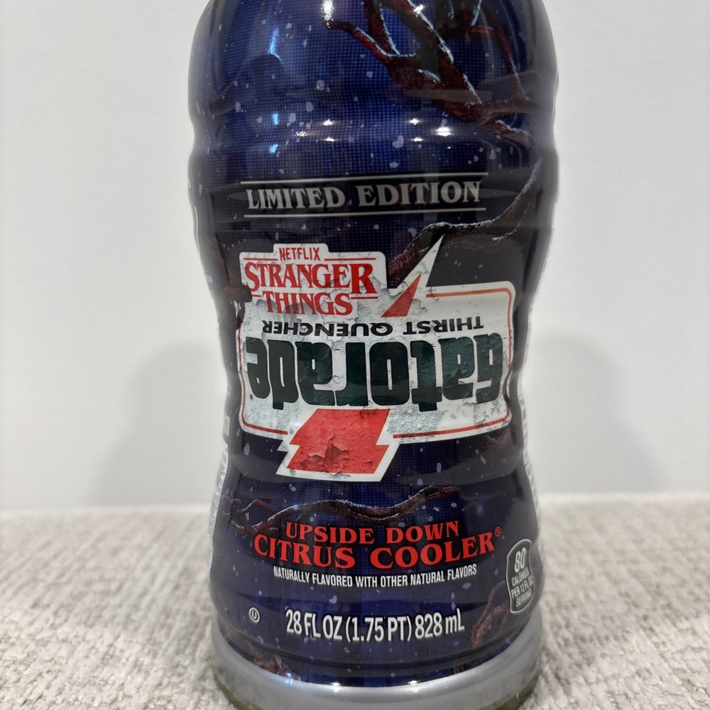 Stranger Things Gatorade Limited Edition Upside Down Citrus Cooler UNOPENED