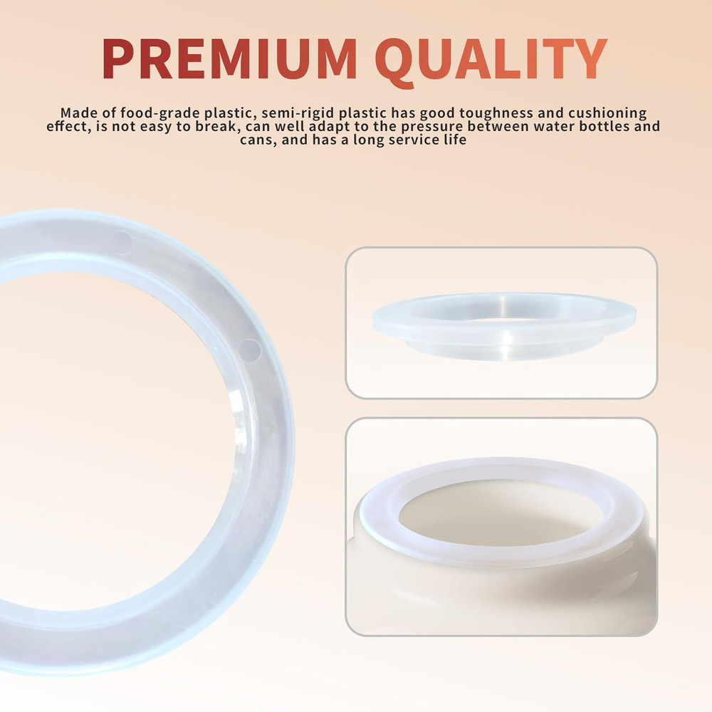 5-Gallon Ceramic Water Dispenser Protective Ring,Plastic Protector Ring for Porc