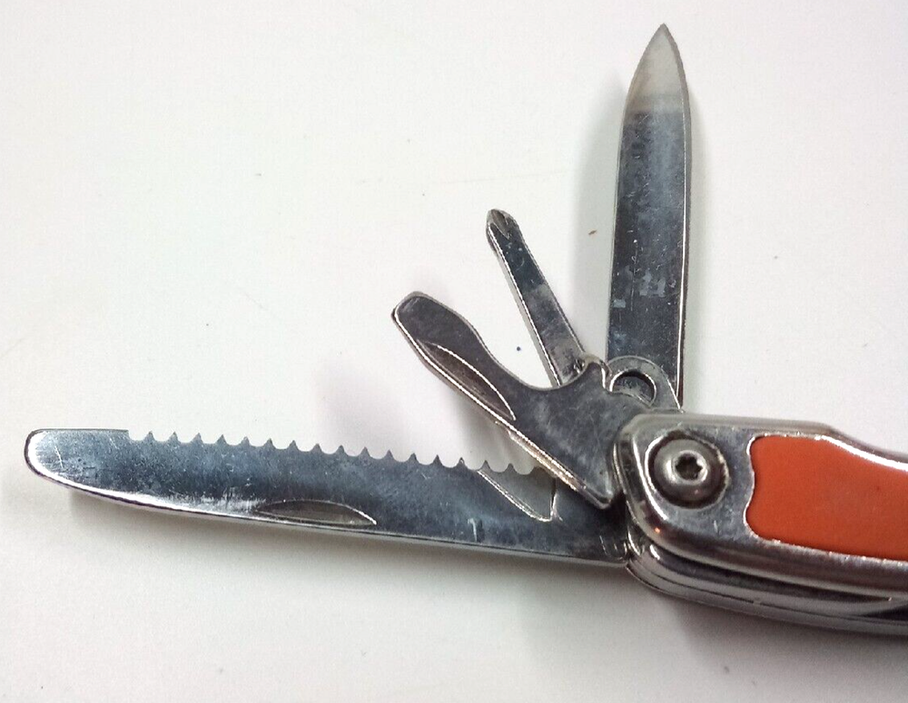 Vintage Multi Tool 10 Elements including Needle Nose Pliers