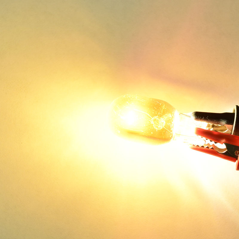 GP Thunder 7443 7443A HiLo Chrome Silver Light Bulb Turn Signal Brake Amber 2pcs