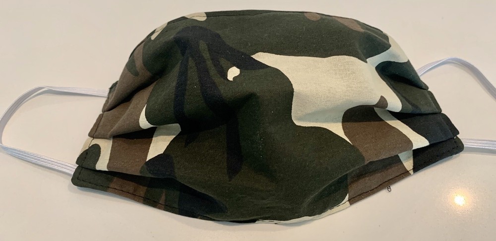 KIDS Camu Fabric Reusable Face MASK