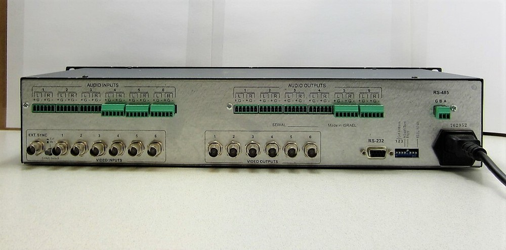 Kramer VS-646 6x6 Video/Balanced Audio Matrix