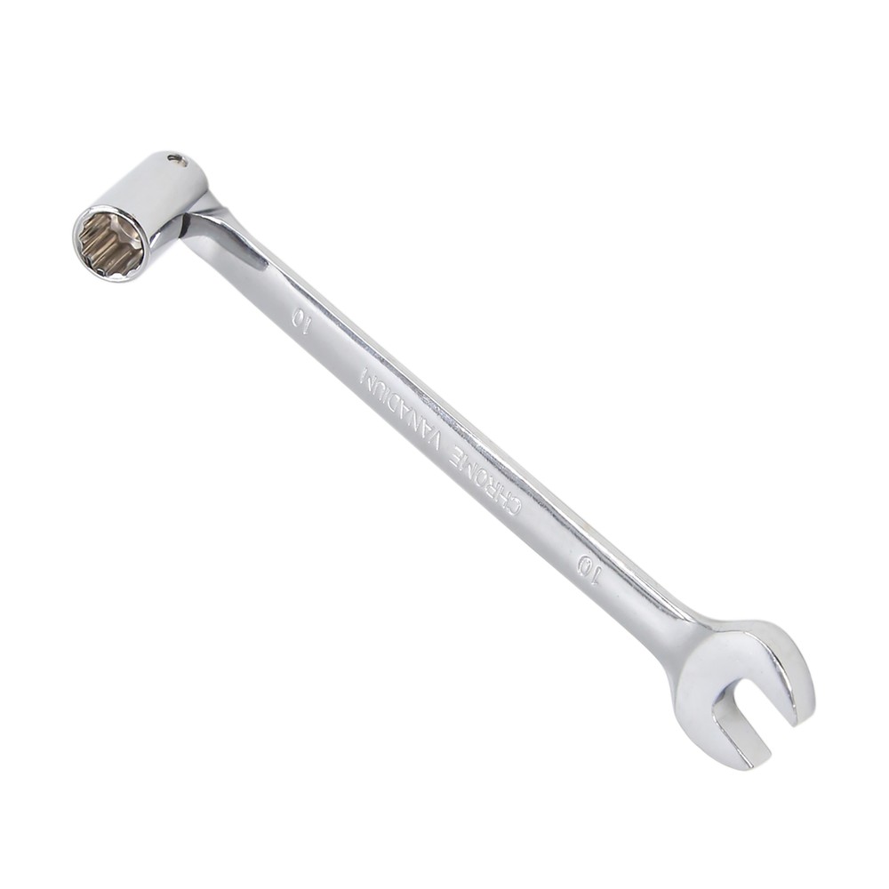 ONE 10mm Swivel Head Combination Socket Spanner Wrench Auto Car Repairing Tool