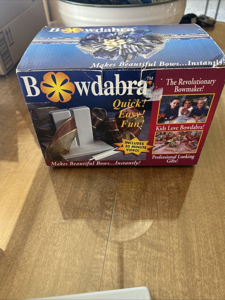 Bowdabra Bow Maker Craft Tool Kit w Box Vintage