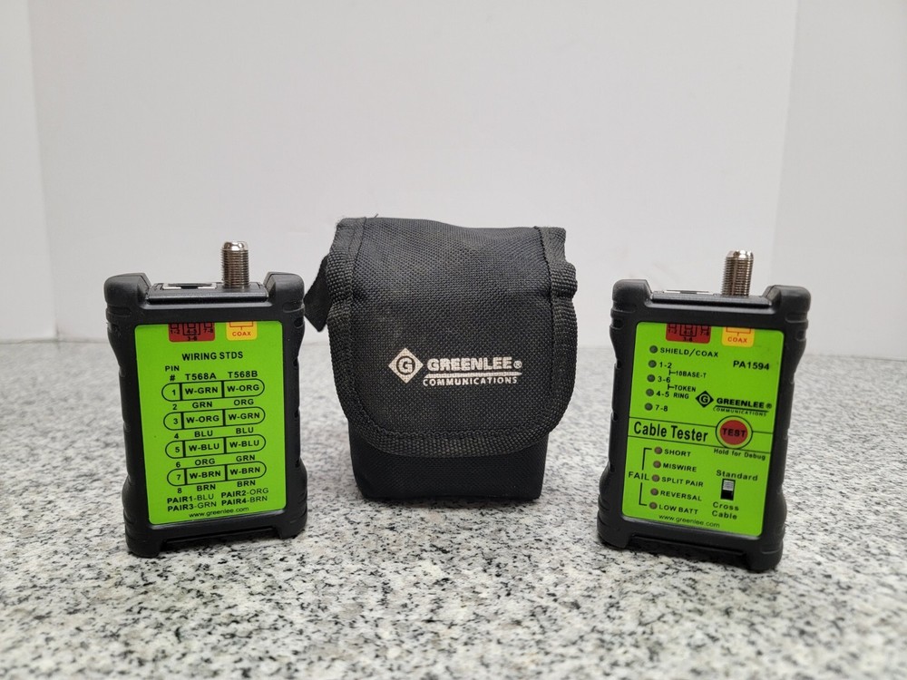 Network and AV Cable Tester Type Network CA For Greenlee Communications a-x