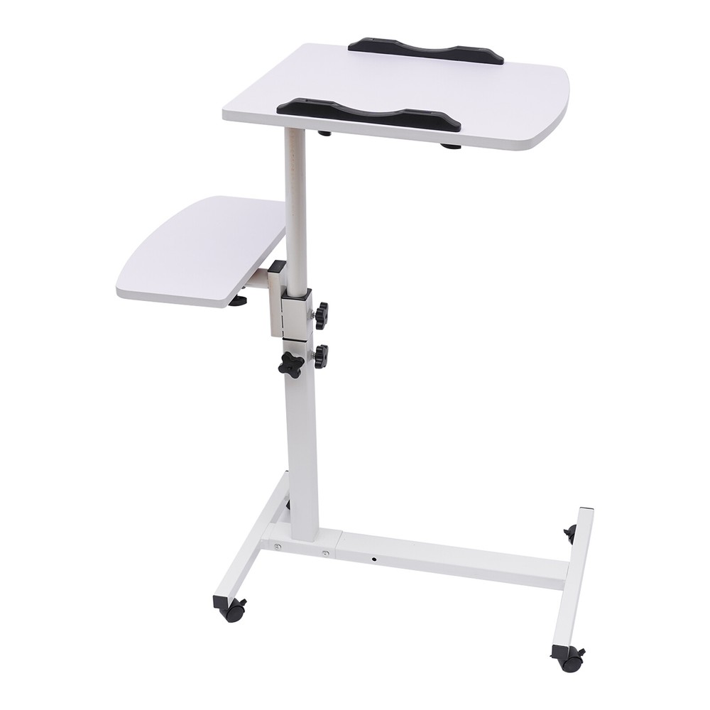 Adjustable Mobile Laptop Desk with Free Lifting and Rotating Features