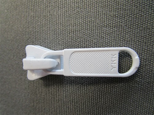 YKK VISILON 5 VS ZIPPER SLIDER / PULL WHITE SET OF (200)