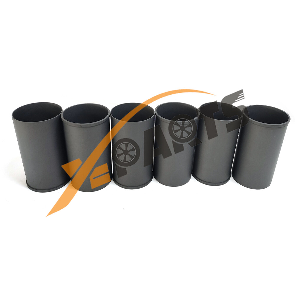 6 pcs Cylinder Liner For Hino EM100 Excavator