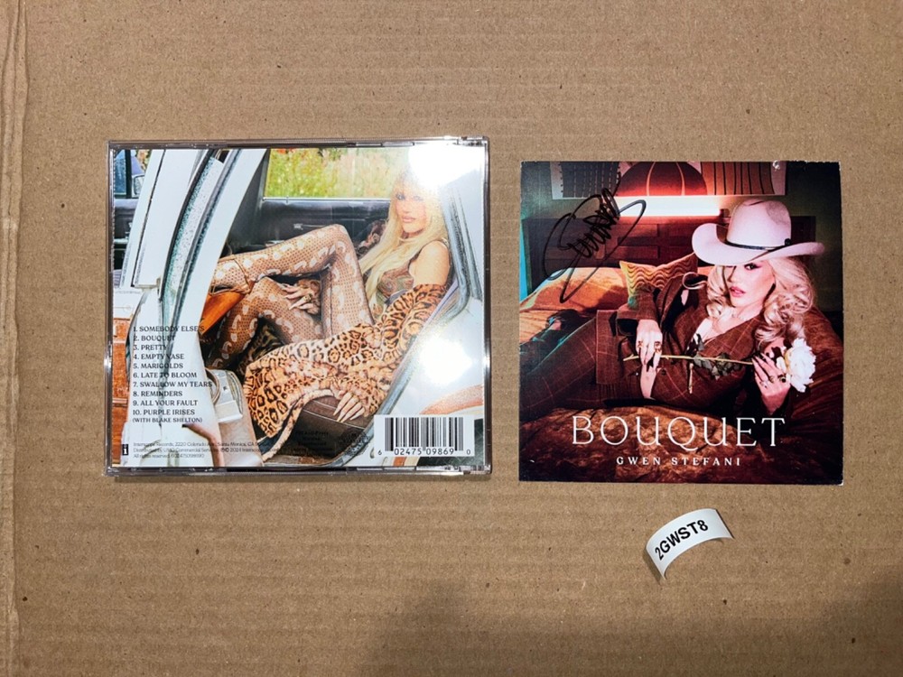 Gwen Stefani Signed Autographed CD Bouquet No Doubt