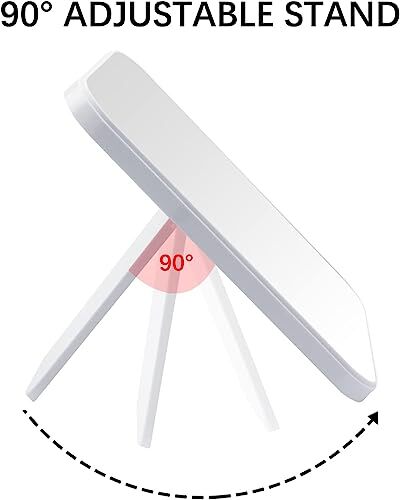 Desktop Makeup Mirror, 8 Inch Portable Mirror, Simple Folding Makeup Mmirror