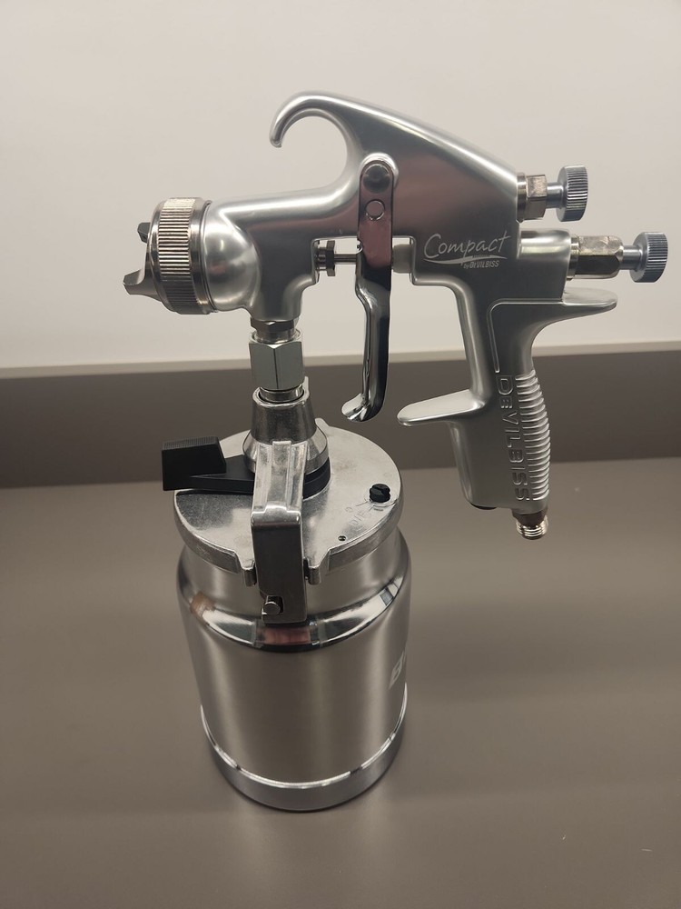 DeVilbiss Compact Conventional 1.8mm Siphon Spray Gun - COM-PS430-18-01
