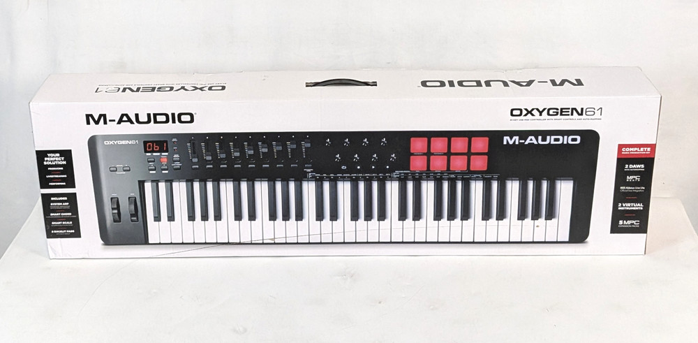 M-Audio Oxygen61 Electronic 61 Key Keyboard USB MIDI Controller (OXYGEN61MKV)